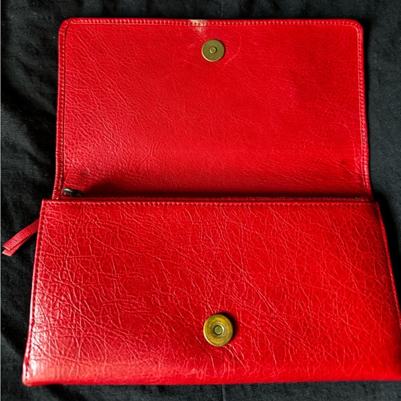 Balenciagia long wallet - LUCKY RED ❤️ - Picture 2 of 7